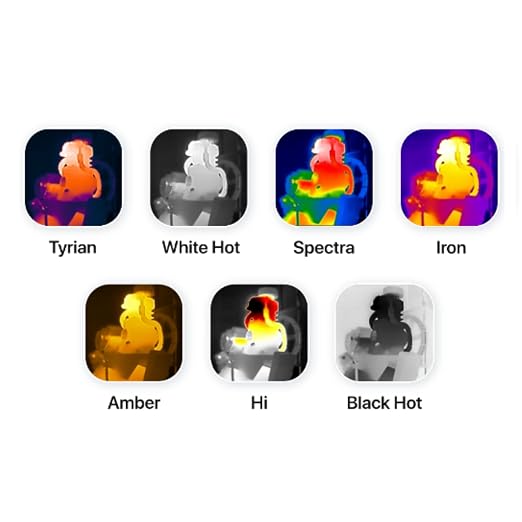 Seek Thermal - Nano 200 Thermal Camera for Apple iOS with USB-C Connector, iPhone Thermal Camera, High Resolution 200 X 150 Thermal Imager, 25hz Imaging Frame Rate, -4°F~626°F, iPhone 15 & 16 - Image 6
