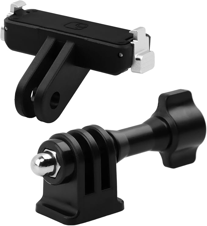 Magnetic Quick Release Mount for Insta360 GO Ultra Accessories, Adjustable Angle Dual‑Prong Adapter with 1/4" Threaded Port for Tripod & Mounts - Image 8
