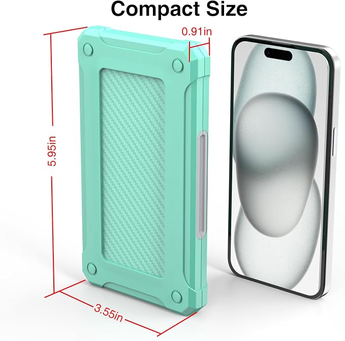 SD Card Case with 40 Precise Card Slots for SDXC Micro SD Cards | Hard ABS Shell & Soft Silicone , Precise 40 Card Slots,Magnetic Closure,Portable Memory Card Holder for Daily Travel - Image 5