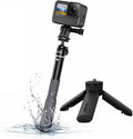 TELESIN Diving Selfie Stick & 0.1s Open Mini Tripod for DJI GoPro Insta360 | 25.7" 360° Waterproof Stick Pole w Hand Strap for DJI Osmo Pocket 4 3, Action 6 5 Nano, Go Pro Max 13 12, Insta360 X5 X4,Xtra by telesin