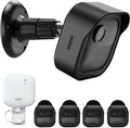 Wall Mount for Blink Outdoor 4/Outdoor 2K Camera, Blink Sync Module Mount | 4 Pack Weatherproof Protective Covers, 360 Degree Adjustable Mounting, Perfect View Angle for Camera System, Black by PEF