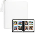 Veicevol 256-Pocket Album for Polaroid i-Type, 600 & SX-70 Photos, White | Designed for Fujifilm Instax Wide Photos, Water-Resistant PU Leather Cover, Zipper Closure, Securely Holds Up to 256 Photos by VEICEVOL