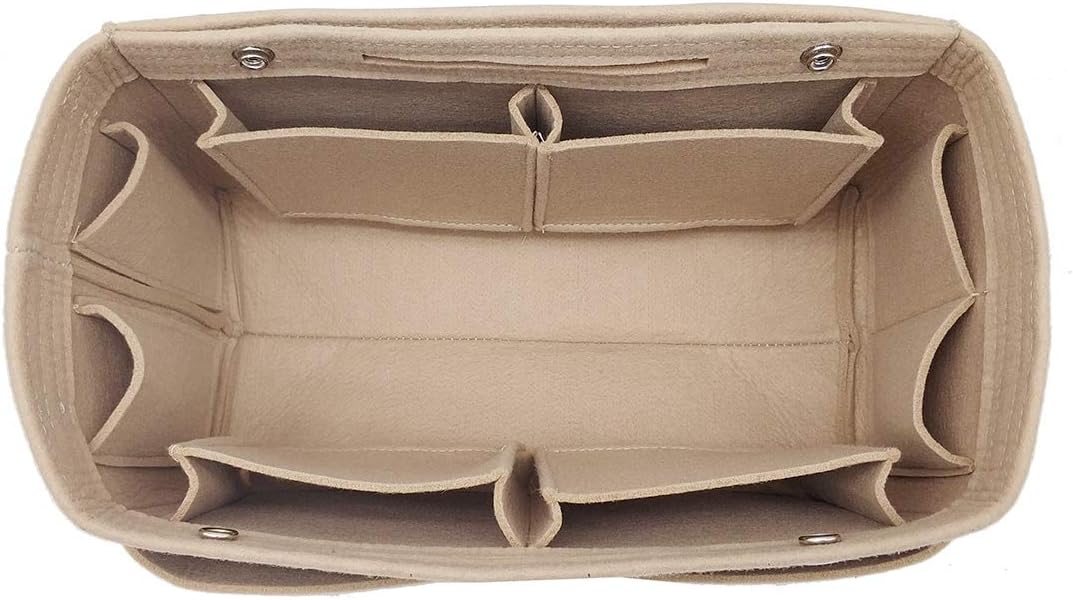 LEXSION Purse Organizer Insert Multi Pocket Bag Organizer Shaper | zipper bag, tote shaper, multi pocket bag, handbag shaper, various sizes - Image 2