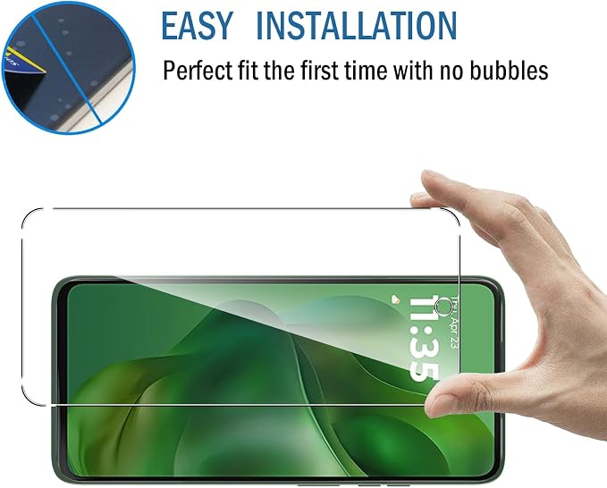 2 Pack Compatible with Moto G Power 2025 / Moto G Power 2026 Screen Protector, 9H Tempered Glass Film,HD Clear Scratch Resistant,Bubble-Free for Motorola Moto G Power 5G 2025 Screen Protector - Image 8