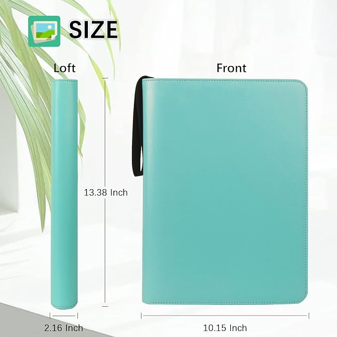 Veicevol 540-Pocket Album for Instax Mini & Polaroid 2x3 inch Photos, Green | Large Capacity, Designed for Fujifilm Instax Mini and Polaroid 2x3 Photos, To Store Pictures Or Trading Collection Cards - Image 6