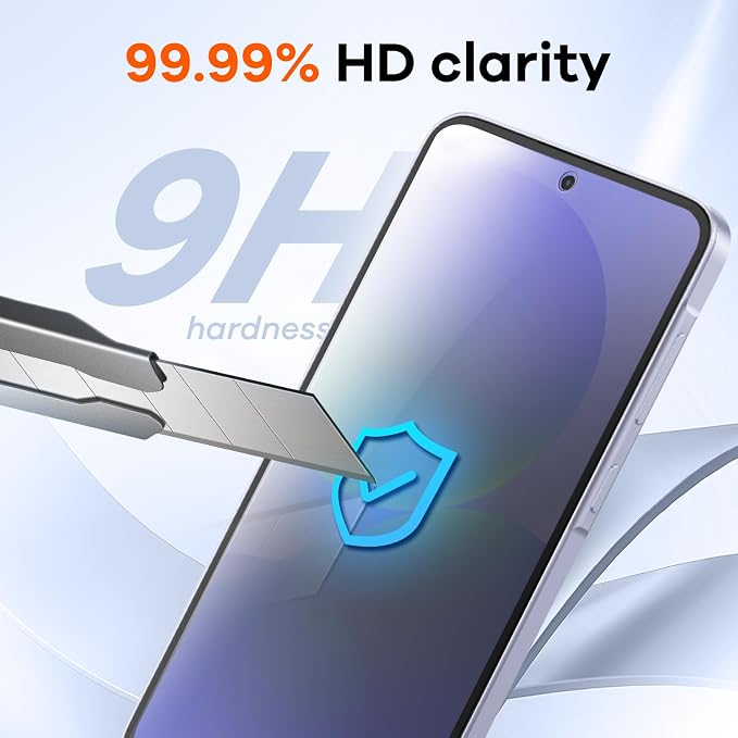 4+4 for Samsung Galaxy A36 5G Screen Protector Camera Lens Protector | 9H Tempered Glass Cell Phone Protector - Image 4