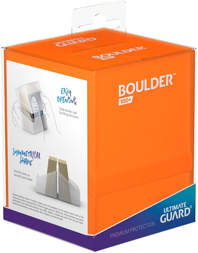 Ultimate Guard Boulder 100+ Classic, Deck Case for 100 Double-Sleeved TCG Cards, Topaz, Secure & Durable Storage for Trading Card Games, Soft-Touch Finish - Image 8