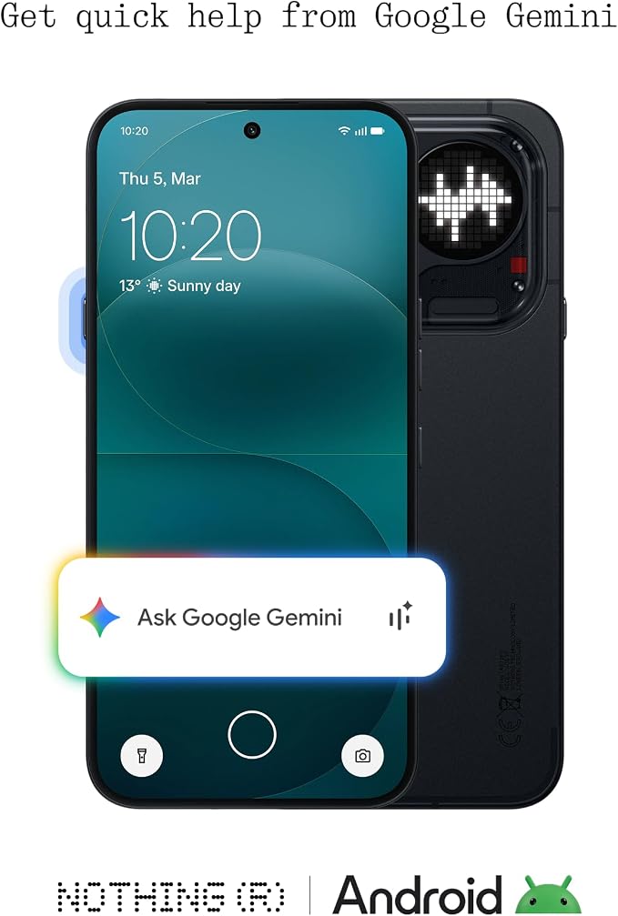 Nothing Phone (4a) Pro Cell Phone 2026 New, Unlocked Android 16 Smartphone, Triple-Lens Camera, AI Photo Edits, 6.83" 144Hz AMOLED Display, 5080mAh Battery, Dual-SIM Glyph Matrix (Black, 12+256GB) - Image 7