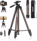71 Inch Lightweight Camera & Phone Tripod with Wireless Remote (Rose Gold) | Comes with phone holder and carry bag,travel-friendly,2-in-1 selfie stick and tripod design,Aluminum portable alloy body by Jishane