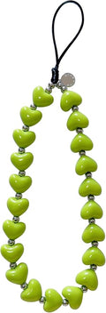 Drawwind Phone Charm Strap Cute Wrist Straps Cell Phone Charm String Y2K Aesthetic Lanyard Wristlet Chain for Case Camera AirPods Bags Keychains (Avocado Hearts) by Drawwind