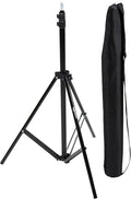 Amazon Basics Portable Aluminum Photography Light Stand Tripod with Case, 2.8-6.7 feet, Black by AmazonBasics