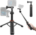 40cm/15.75" Action Camera Selfie Stick Tripod with 360° Ball Head, Extendable Handheld Monopod for Vertical Shooting, Lightweight Vlogging Accessories for GoPro, DJI Osmo Action, Insta360 Ace Pro by REYGEAK