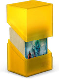 Ultimate Guard Boulder 80+ Classic, Deck Case for 80 Double-Sleeved TCG Cards, Amber, Secure & Durable Storage for Trading Card Games, Soft-Touch Finish by UltimateGuard