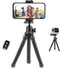 UBeesize Phone Tripod, UBeesize 12 Inch Flexible Cell Phone Tripod Stand Holder with Wireless Remote Shutter & Universal Phone Mount, Compatible with Smartphone/DSLR/GoPro Camera by UBeesize
