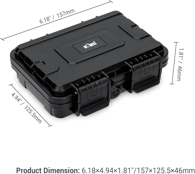 114 Slots IP67 Waterproof Memory Card Holder for SD XQD CFexpress Type-B | 114-slot large capacity, holds 76 Micro SD, 22 SD & 16 CFexpress Type-B/XQD cards, shockproof, photographer outdoor use - Image 7