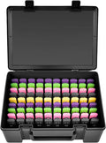 FULLCASE USB Flash Drive Case,104-Slot Thumb Drive Storage Organizer Black | USB Flash Drive Organizer,with Dual-size Removable Foam, Hard Shell,Snap Latch and Carry Handle,Case Only by FullcaseEasyLifeStorage