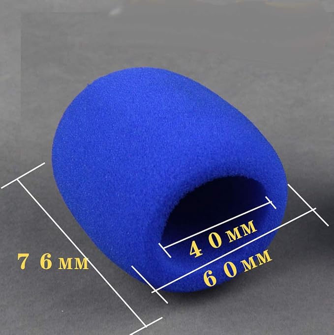 12 Pieces Shakeproof Anti-Rolling Handheld Microphone Windscreen Foam Cover & Mic Protection Silicone Ring & Bottom Rod Sleeve Holder Set for KTV Device(Color Random) - Image 2