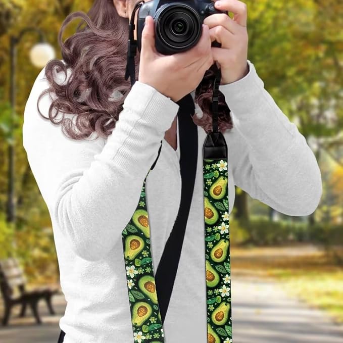 Coldinair Black Adjustable Camera Strap Universal Neck & Shoulder Soft Padded Strap for All DSLR Cameras,Binoculars - Image 3