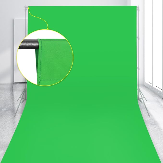 Green Backdrop - 10 x 20 ft, Green Screen for Photography & Video Recording, High Density Polyester Fabric - Image 5