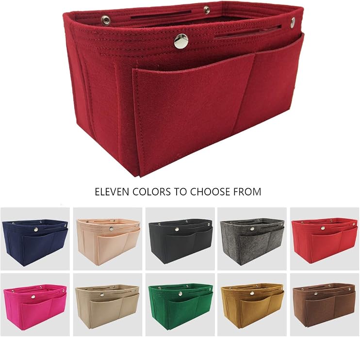 LEXSION Purse Organizer Insert Multi Pocket Bag Organizer Shaper | zipper bag, tote shaper, multi pocket bag, handbag shaper, various sizes - Image 6