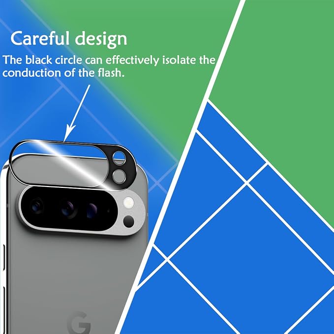 BIGFACE for Pixel 9 Pro Tempered Glass Screen Protector + Camera Lens Protector [ 2 + 2 Pack ][Ultrasonic Fingerprint Unlock] [Anti-Scratch] [Case Friendly] Clear HD Protective Film for Pixel 9 Pro 5G - Image 4
