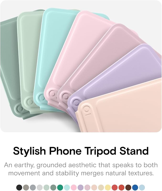 MOFT Phone Tripod Stand, Portable Selfie Stick for iPhone, Mulit-Angle | Pocket Size | Strong Magnets l MOVAS Leather | Magsafe Compatible | Easy to Charge | Stylish |For Content Creators - Image 7
