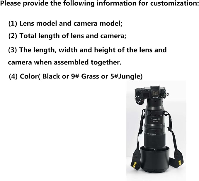 Rolanpro Custom Waterproof Soft Pouch Case Bag for Camera Lens - Image 2