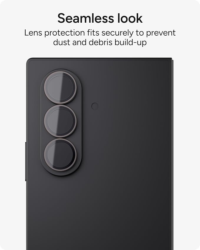 ZAGG Glass Elite Anti-Reflective Samsung Galaxy Z Fold7 Camera Lens Protector – Anti-Glare Technology, Maximum Impact & Scratch Resistance, InvisibleShield, Smudge-Free Surface, Recycled Materials - Image 6