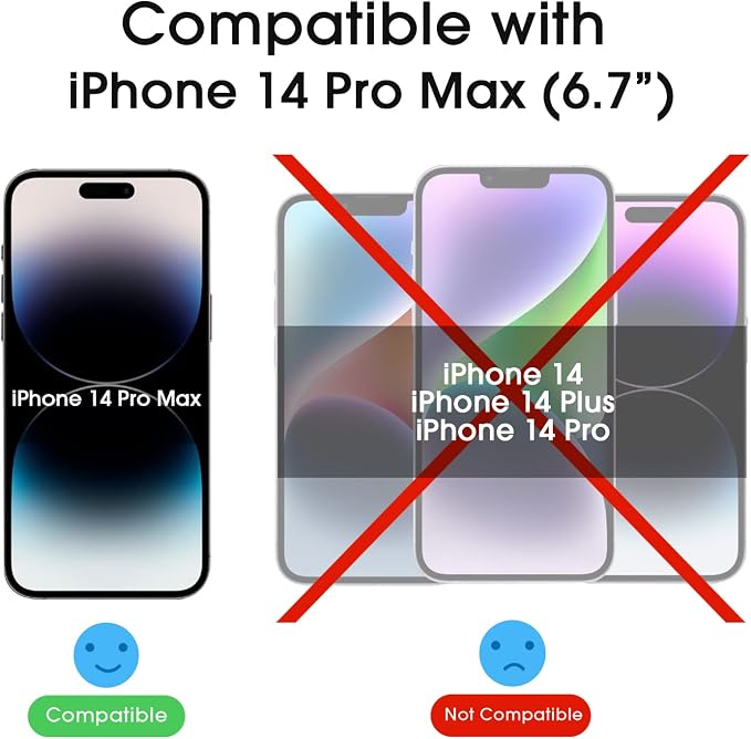 amFilm 2 Pack Tempered Glass Screen Protector + Camera Lens Protector for iPhone 14 Pro Max 6.7 Inch. Easy OneTouch Installation, Auto-Alignment, Bubble Free, Case Friendly, Anti-Scratch - Image 2