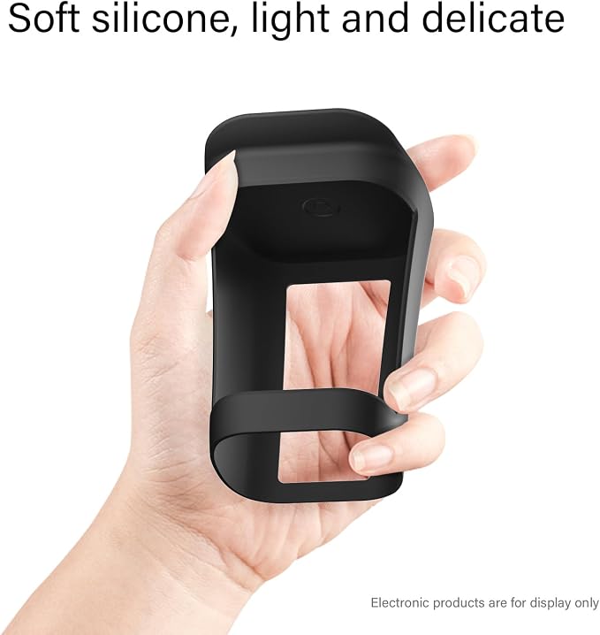 Protective Case for R ing Spotlight Cam Plus (Battery), Silicone Skin Cover for Spotlight Cam Plus Camera (Battery), Protection from Sun/Rain/Dust,1-Pack, Black, Camera Not Included - Image 3