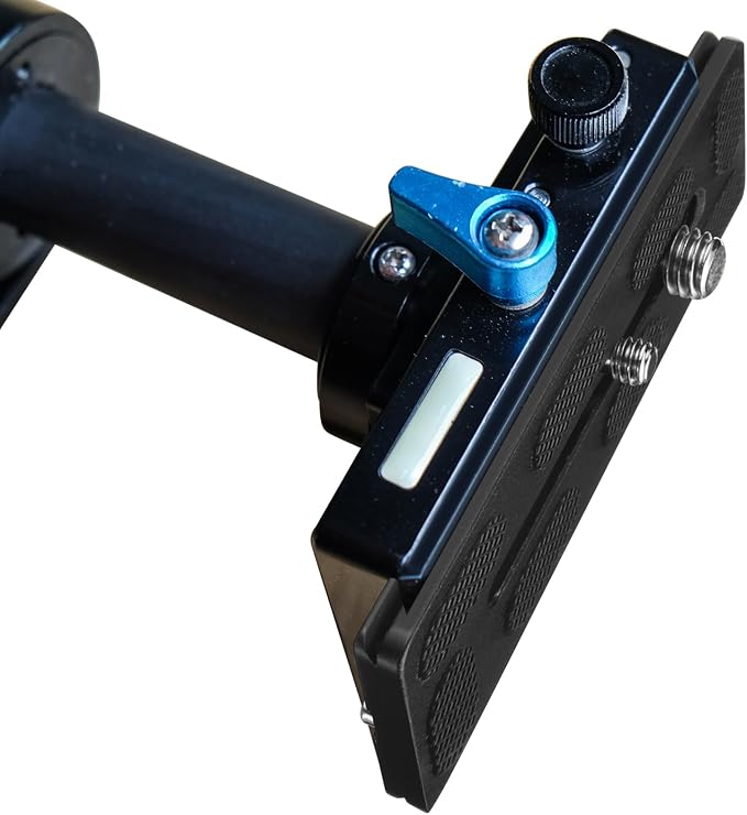 Frienda Quick Release Plate Tripod 1/4-20 DSLR,100mm 1/4''and 3/8'',Black | Tripod Mount Plate, Camera Tripod Mount for DSLR Camera Tripod Ball Head , Metal, 1.9 x 1.5 x 0.4 Inch - Image 7