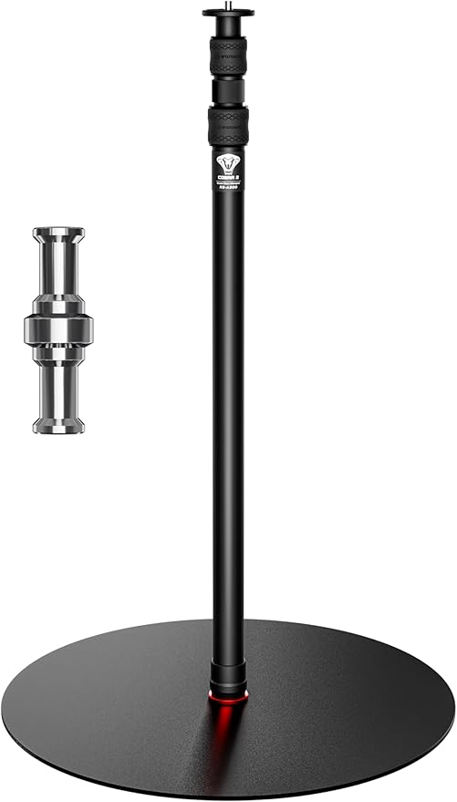 IFOOTAGE Cobra RB-A500,79" Round Base Monopod,Heavy-Duty Floor Stand with Weighted Base, Adjustable Height, Light Stand for Studio, Base Diameter: 50 cm / 19.7 in by IFOOTAGE