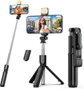 Selfie Stick Tripod with Light, Retractable Selfie Stick Tripod with Wireless Remote Control, for Photograph, Live Streaming, Video Recording, Compatible with 4-7'' Smartphone by Aourxiv