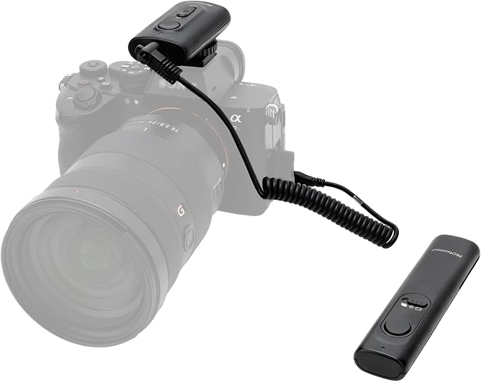 PROfezzion 164ft Remote Shutter Release Wireless for Select Sony Cameras | for Sony A7RVI A7R Mark VI A7RM6 A7V A7 Mark V A7M5 A7CII A7CR A6700 RX1M3 ZV-E10II ZV-E1, AAA Battery, Tripod Clip by PROfezzion