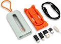 JJC 5 in 1 Data Cable Adapter Kit,Data Cable Transfer Storage with Micro USB Type-A OTG Adapter,1.8ft Data and Charger Cable, Charging Cable Convertor for Travel,Hold 2 Micro SD 2 Nano SIM Cards by JJC
