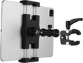 Mippko Tablet Holder for Treadmill/Spin Bike/Stroller/Wheelchair/Golf Cart/Poles/Music Stand/Stationary Bike,360°Adjustable iPad Mount,Compatible with 7~12.9" iPad/Nexus/Fire HD/e-Book/LG G/Switch by Mippko