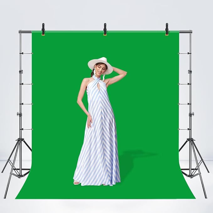 6 Pack 4.5 Inch Heavy Duty Spring Clamps & 6 Pack Backdrop Clips | Elastic Nylon Backdrop Clamps Holder Background Clips for Video Photography Background Support, Canvas, Creation and Home Use - Image 7
