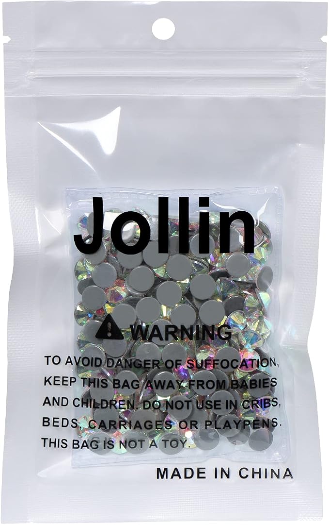 Jollin Hotfix Rhinestones Flatback Crystal Gems 7.2mm SS34, Crystal AB | 288pcs Hot Fix Crystals Glass Rhinestones for Bedazzling, Crafting, Clothes, Shoes & Accessories DIY Decoration - Image 8