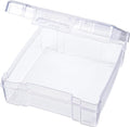 ArtBin 6953AB ClearView 6" x 6" Box Art & Craft Organizer, [1] Plastic Storage Case, Clear | 6.25 x 6.625 x 2.125 Inches, Clear View Lid, Compact Craft Organizer, Stackable, Durable Plastic by ArtBin