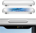 AMANECER 2 Pack Camera Control Button Protector for iPhone 17 Pro/Pro Max, Auto-Alignment Rugged Sensitive Slide Capacitive Protective Cover fit Apple Phone Side Click Touch Capture Key, Silver by AMANECERCaseandBandforAppleSamsungGoogle