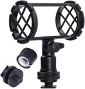 NC4 Microphone Shockmount Universal Holder Clip with Hot Shoe Mount for Shotgun Microphone Rode NTG-2 NTG-1 AKG D230 Sennheiser MKH-416 ME66 Comic by Nicama