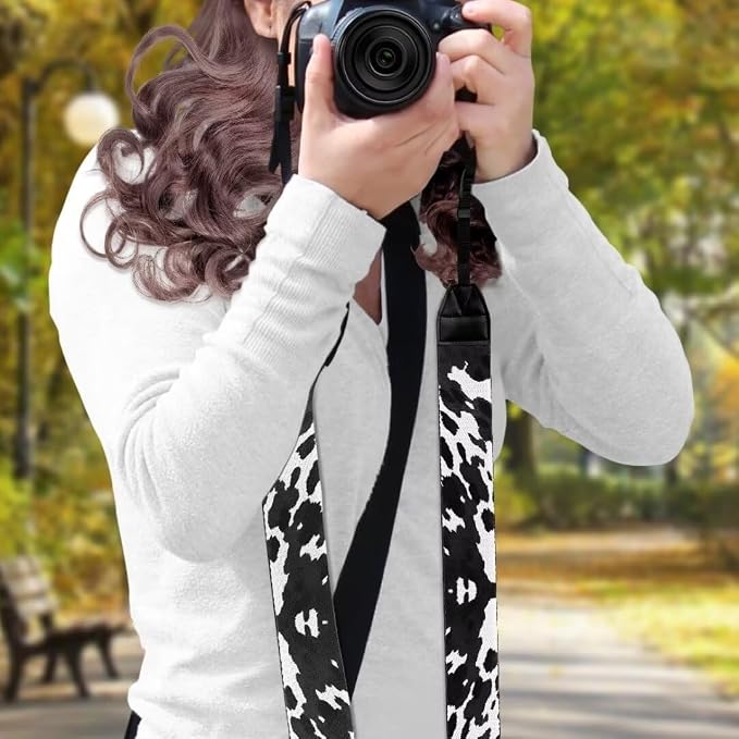 Coldinair Black Adjustable Camera Strap Universal Neck & Shoulder Soft Padded Strap for All DSLR Cameras,Binoculars - Image 3