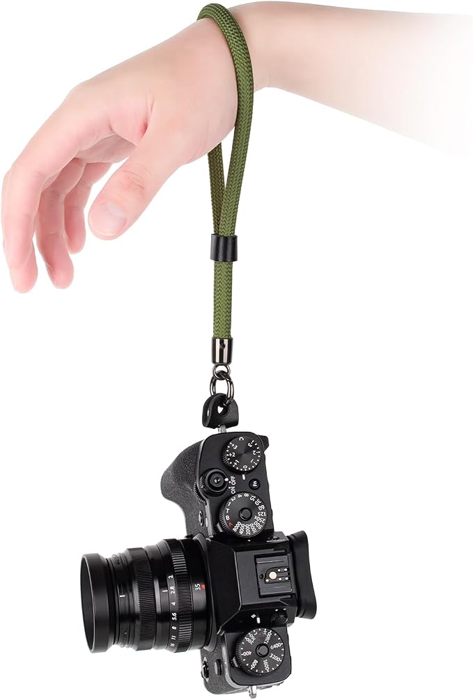 VOVMOEYA Camera Wrist Strap Rope,Camera Hand Strap Compatible with Fujifilm Nikon Canon Sony DSLR Camera - Green by VOVMOEYA