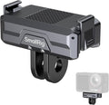 SMALLRIG Magnetic Mount Adapter for DJI Action 5/4/3/Osmo 360-3662B | Quick-Release Aluminum Base with 1/4" Thread, Foldable Connector for Tripods/Selfie Sticks/Vlogging Accessories by SmallRig