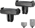 SMALLRIG Quick Release Mount 2-Pack for DJI Osmo 360/Action 5 Pro/4/3-5813 | 2-Prong Mount Adapter for Magic Arm/Selfie Stick/Crab Clamp, for DJI Osmo 360 & Action 5 Pro/4/3 by SmallRig