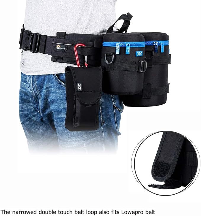 JJC Camera Lens Case Pouch, Padded Bag Fits Lens up to 4.9 x 11.4 (D x L) | for Telephoto Lens Canon RF 800mm f11/Tamron SP 150-600mm/Sigma 150-600mm/150-500mm/Nikon Nikkor AF-S 200-500mm Lens & More - Image 8
