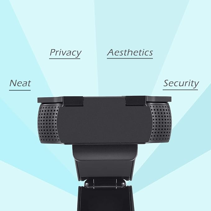 CloudValley Webcam Cover for Logitech C920x / C920 / C922x / C922 / C930e | C920x HD Pro Web Cam Compatible, Camera Cover Protects Lens & Security, Protect Your Visual Privacy, Black - Image 5