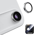 MAGIC JOHN for iPhone Air Camera Lens Protector [Alignment Kit&1:1 Invisible Fit] 9H Aerospace Tempered Glass, Ultra HD, Metal Individual Ring,Set of 2,Sliver by MAGICJOHN