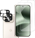 BIGFACE for Pixel 10 Pro Fold Tempered Glass Screen Protector + Camera Lens Protector [2 + 2 Pack][Fingerprint Unlock][Anti-Scratch][Case Friendly] HD Protective Film for Google Pixel 10 Pro Fold 5G by Wehaveaprofessionalteam