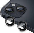 for iPhone 13 Mini/iPhone 13 Camera Lens Protector, Anti-Scratch 9H Tempered Glass Metal Camera Screen Protector Shockproof Cover Film Ring -2 Pcs Black by Hsefo